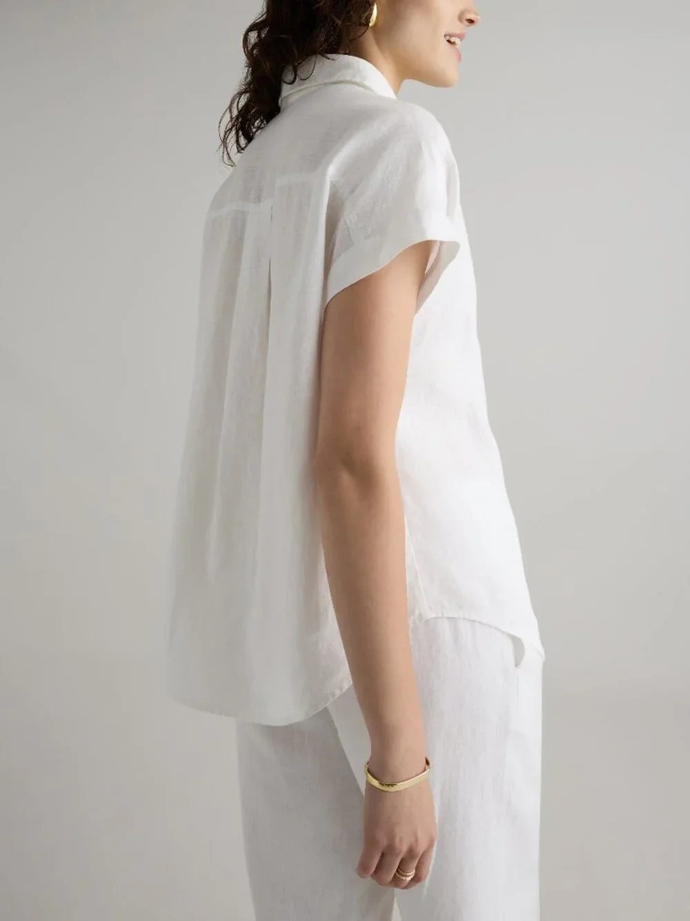 100% European Linen Camp Shirt* - Picture 10 of 11